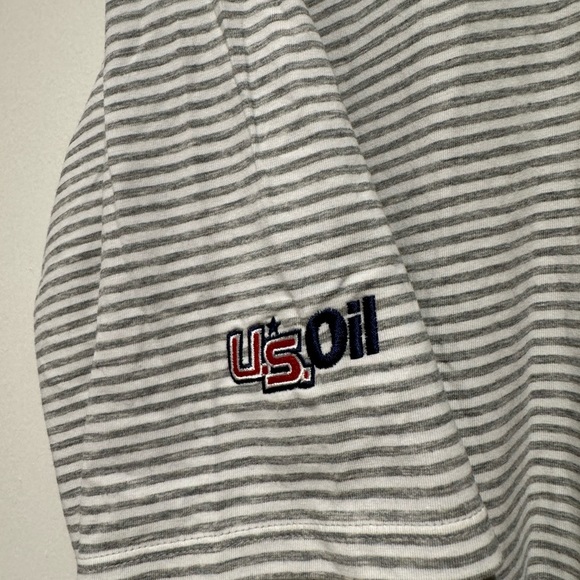 B Draddy USA Golf Striped Polo Stretch Cotton Mens XXL - Picture 4 of 6